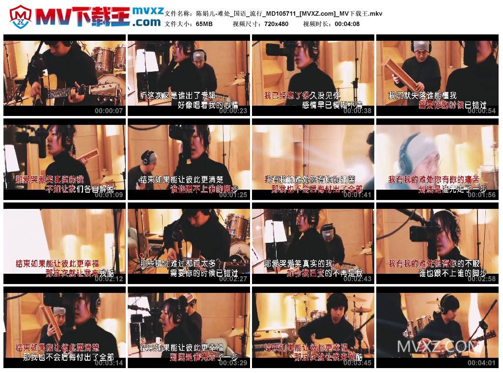 陈娟儿-难处_国语_流行_MD105711
